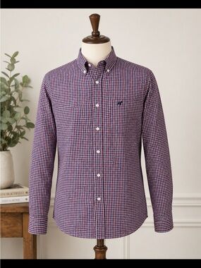 Southern Point Co. Hadley Performance Bamboo Plaid Button Down Shirt Men's Large